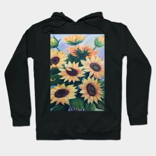 Colorful Sunflowers Hoodie